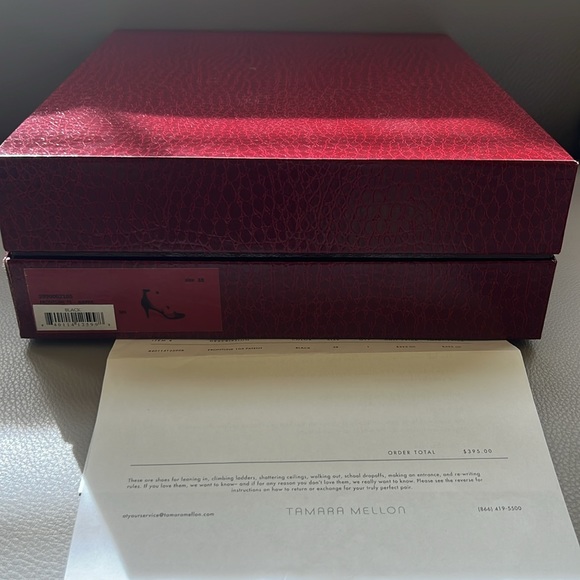 Tamara Melon Frontline 75 black patent heeled sandal - Picture 5 of 8